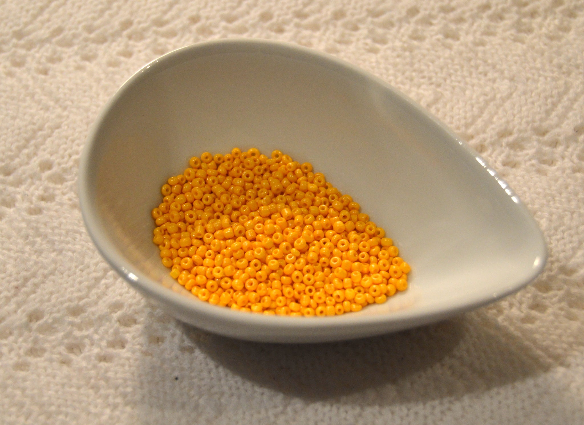 Mustard Yellow beads