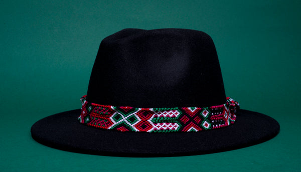 Red Weaved Hat Belt